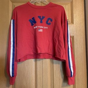 Women’s Long Sleeve Crop Too